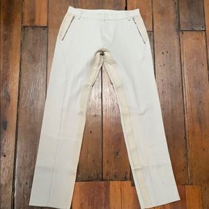 Emporio Armani Matte Line and Leather Pants